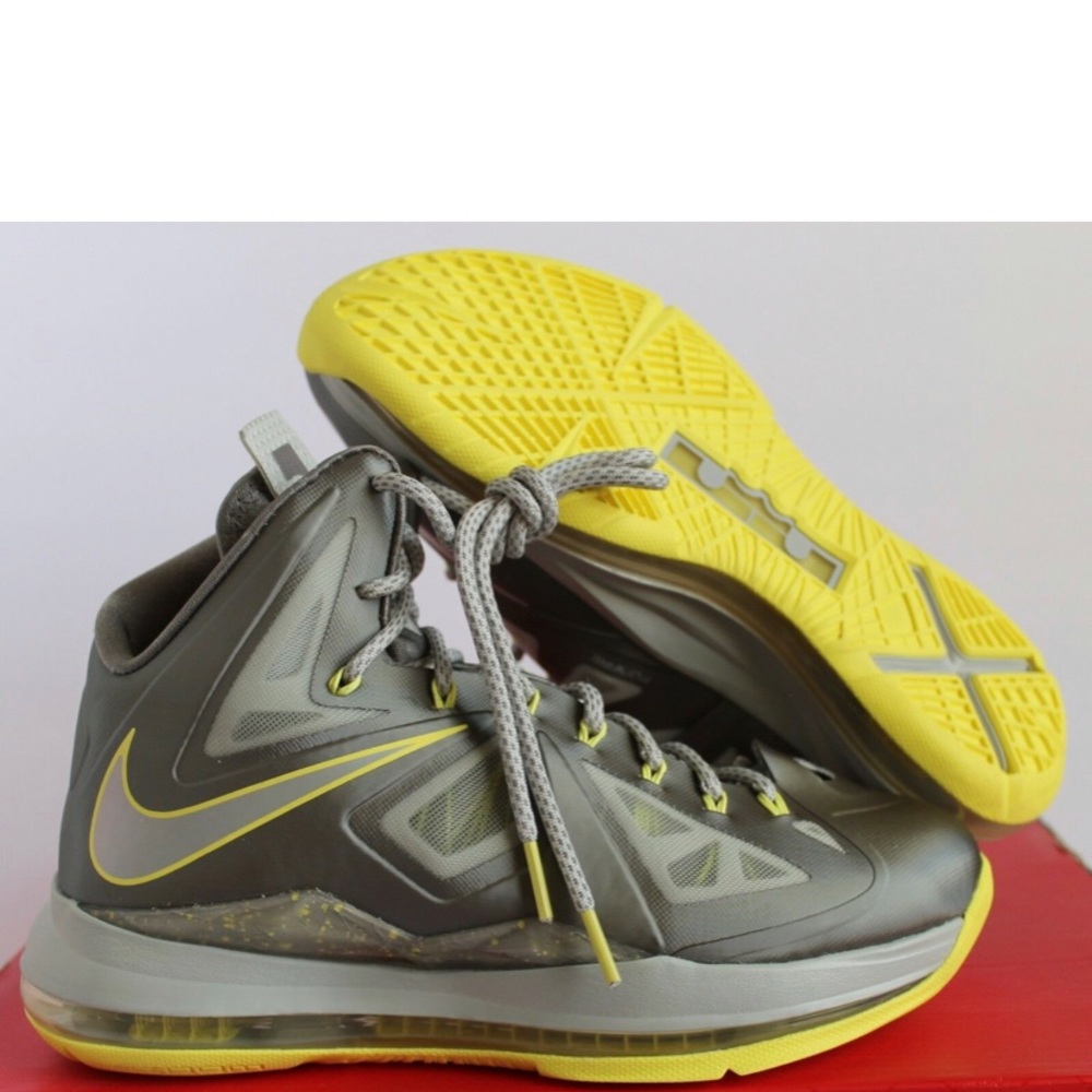 Nike Labron X canary yellow